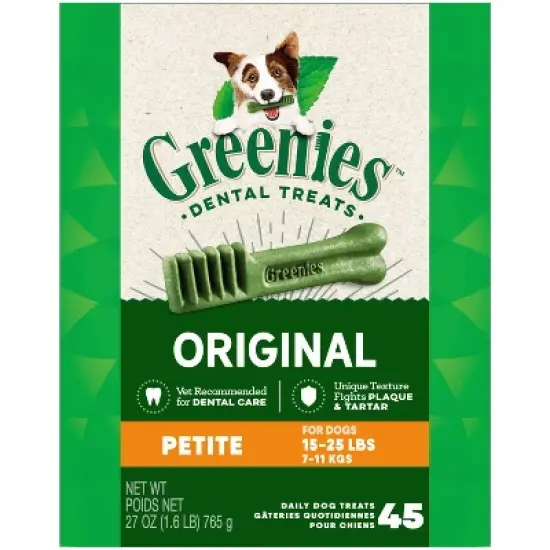 Greenies Petite Original Chicken Dental Dog Treats image {10}