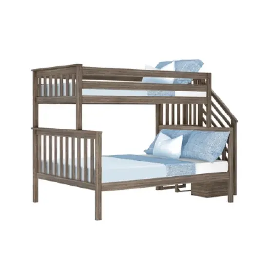 Max & Lily Twin over Full Staircase Bunk Bed image {7}