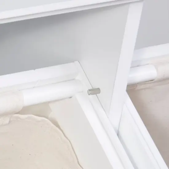 Ellsworth Double Tilt-Out Laundry Hamper White - RiverRidge Home image {7}