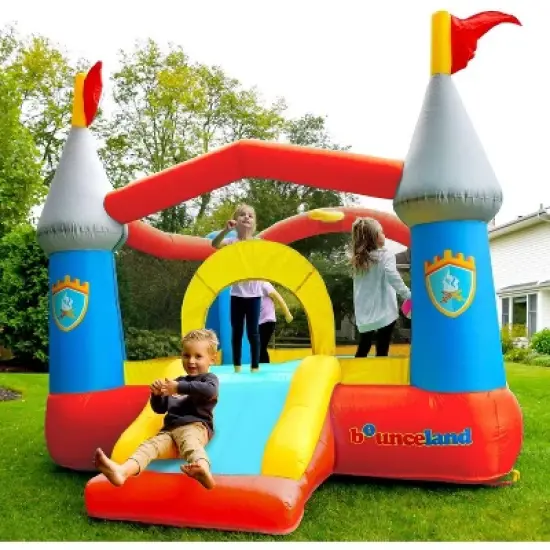 Bounceland Kiddie' Castle Bounce House with Hoop image {1}