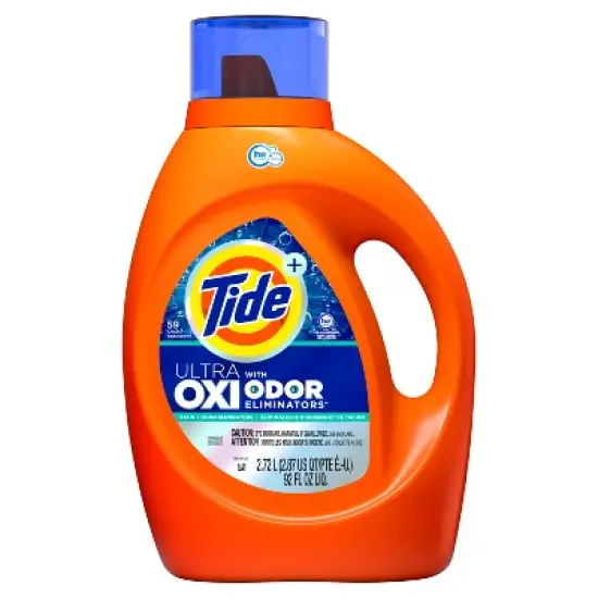 Tide Liquid Oxi + Odor Eliminator Laundry Detergent image {1}