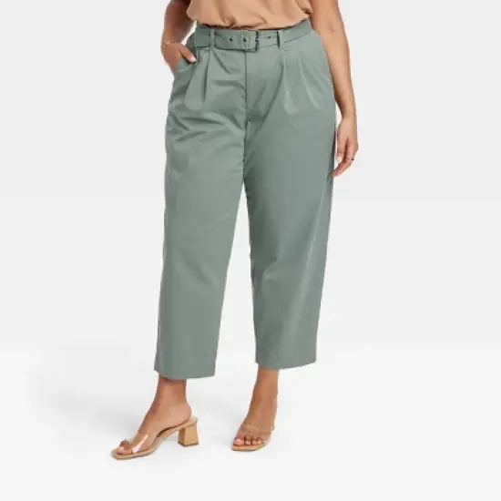 Women's Super High-Rise Tapered Chino Pants - A New Day&trade; image {5}