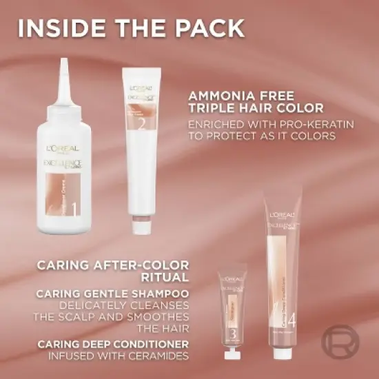 L'Oreal Paris Excellence Universal Nudes Ammonia Free Permanent Hair Color image {5}