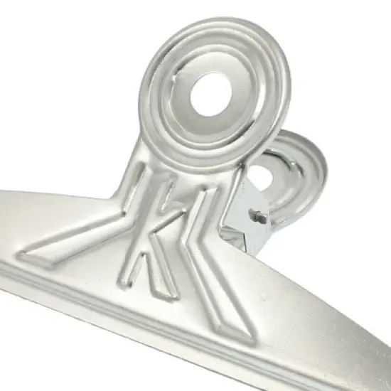 Unique Bargains Smooth Surface Spring-Loaded Design Steel Production File Ticket Organizer Clamp Clips 7.9 Inch image {4}