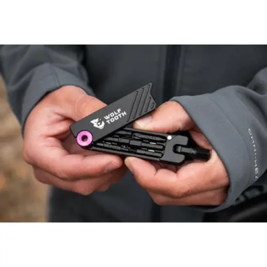 Wolf Tooth 6-Bit Hex Wrench - Multi-Tool, Blue ED-Coated Corrosion-Resistant image {2}