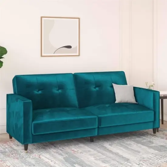 Eliza Pin Tufted Futon - Room & Joy image {1}