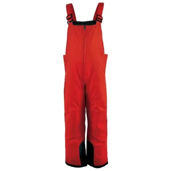 Hudson Baby Unisex Snow Bib Overalls, Solid Red image {6}