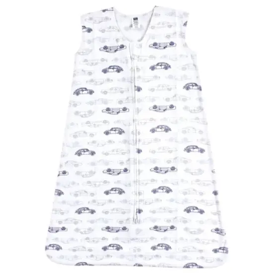 Hudson Baby Infant Boy Cotton Sleeveless Wearable Sleeping Bag, Sack, Blanket, Classic Cars image {3}