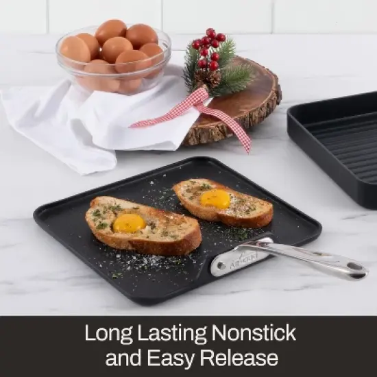All-Clad HA1 Hard Anodized Nonstick Griddle 11x11 Inch image {4}
