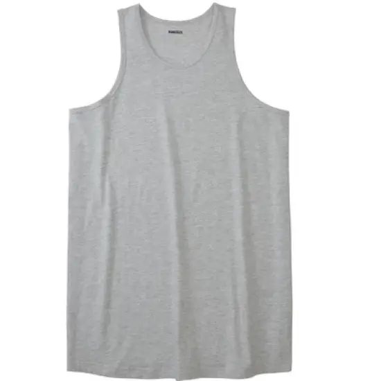 KingSize Men's Big & Tall Shrink-Less&trade; Lightweight Longer-Length Tank image {16}
