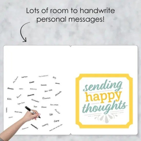 Big Dot of Happiness Thinking of You - Just Because Giant Greeting Card - Big Shaped Jumborific Card image {2}