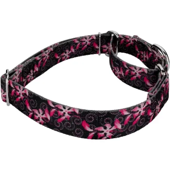 Country Brook Petz Pink Honeysuckle Breeze Martingale Dog Collar image {2}