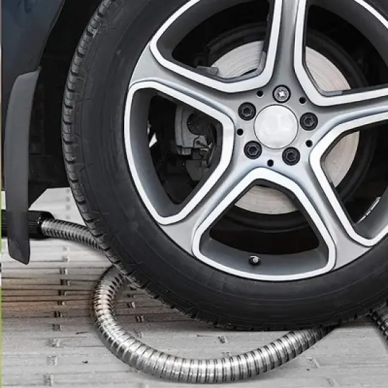 Bionic Steel Pro 75 Foot 304 Stainless Steel Metal Garden Hose with Brass Nozzle image {3}