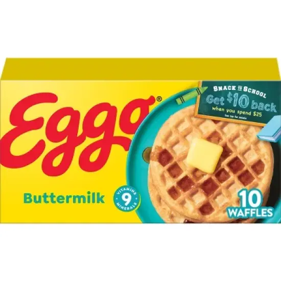 Eggo Frozen Waffles Buttermilk - 12.3oz/10ct image {10}