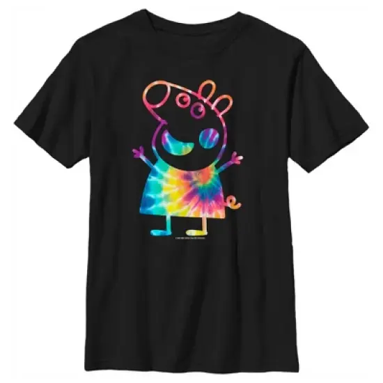 Boy's Peppa Pig Tie-Dye Peppa T-Shirt image {4}