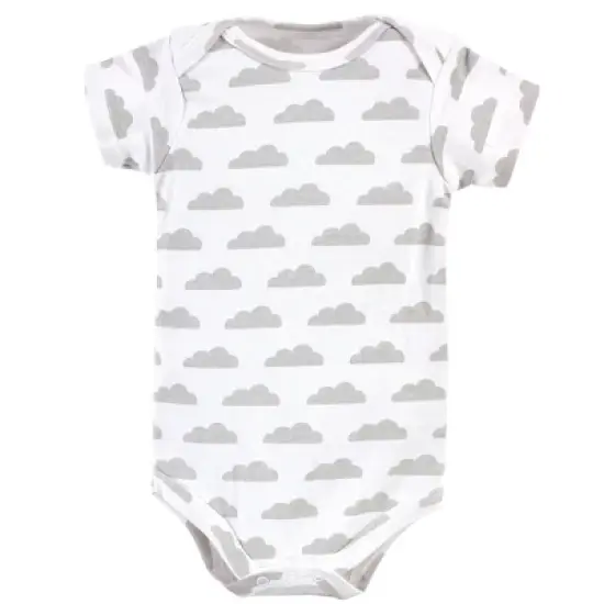 Luvable Friends Baby Boy Cotton Bodysuits, Boy Basic Elephant image {2}