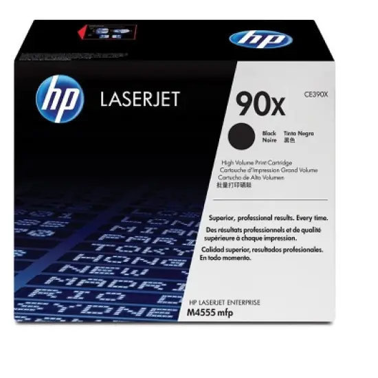 HP 90X High Yield Black Original LaserJet Toner Cartridge, ~24,000 pages, CE390X image {5}