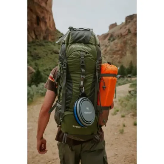 Stansport Collapsible Silicon Travel Bowls - 2 Pack image {5}