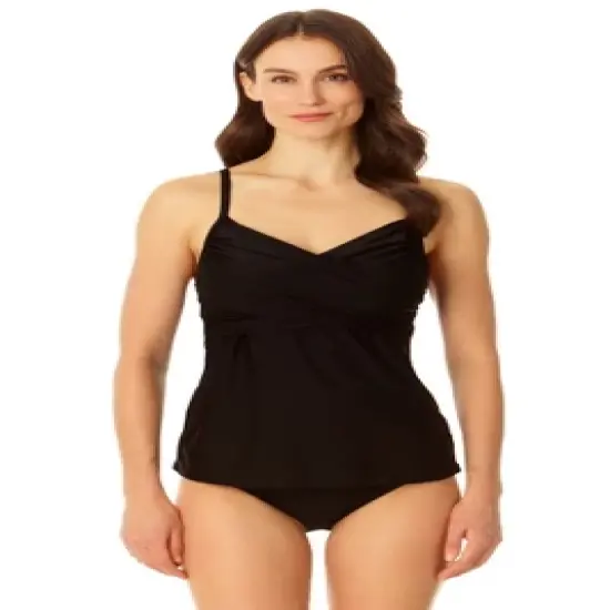 CopperControl by Coppersuit - Women's Cross Front Tankini Swimsuit Top image {5}