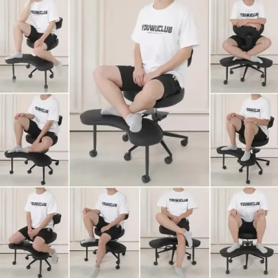 ELECWISH Functional Chair with 360&deg; Footrest & Reclining Back image {5}