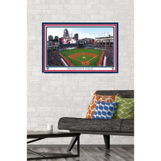 Trends International MLB Cleveland Guardians - Progressive Field 22 Unframed Wall Poster Prints image {1}