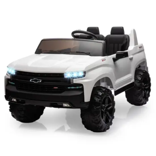 Licensed Chevrolet Silverado Kids Electric Vehicle | 24V 2-Seater Ride-On Toy with Remote Control image {11}