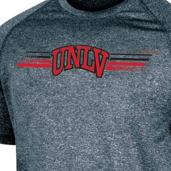 NCAA UNLV Rebels Men's Gray Poly T-Shirt image {2}