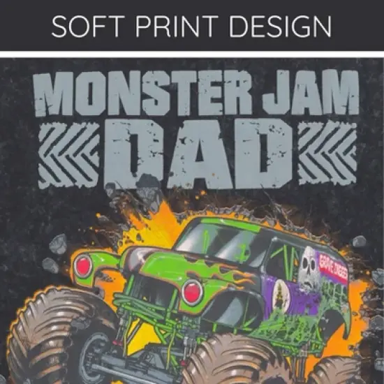 Monster Jam Vintage Wash Matching Family T-Shirt Adult image {2}