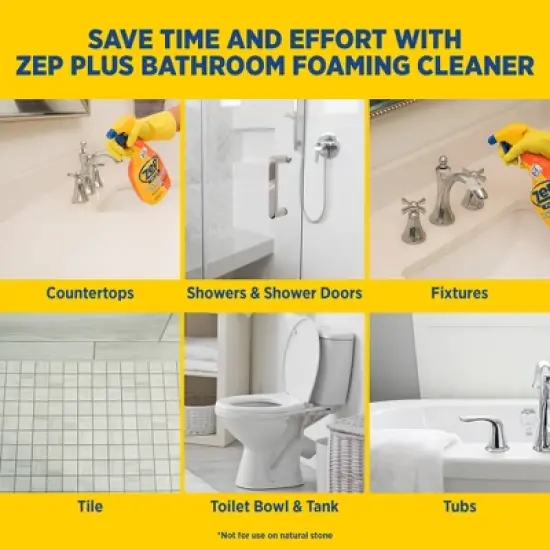 Zep Plus Bathroom Foaming Cleaner - 32 Fl. Oz. image {8}