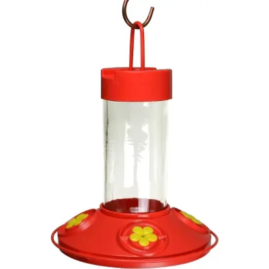 Songbird Essentials Red/Yellow  Dr JB's Hummingbird Feeder - 16 Ounces image {1}