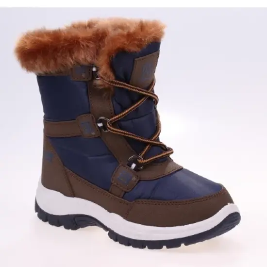 Avalanche Unisex Boys Girls Slip Resistant Faux Fur Lined Winter Snow Boots (Little Kid) image {15}