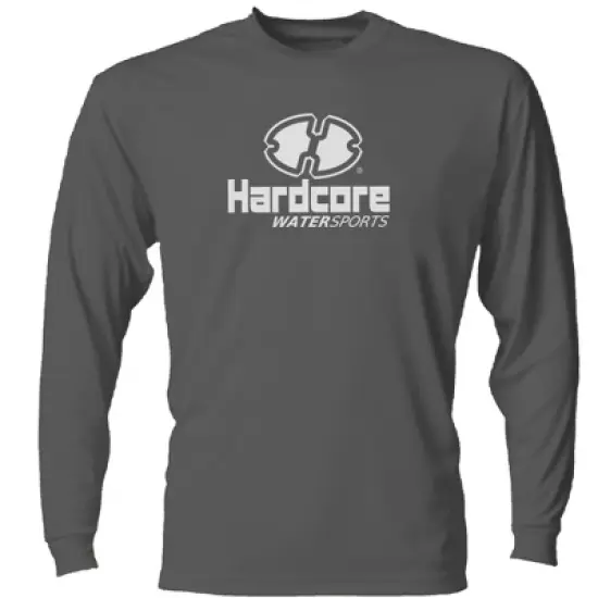 Hardcore Men's Long Sleeve Loose Fit Rash Guard Surf Shirt Water Sports Swimwear image {6}