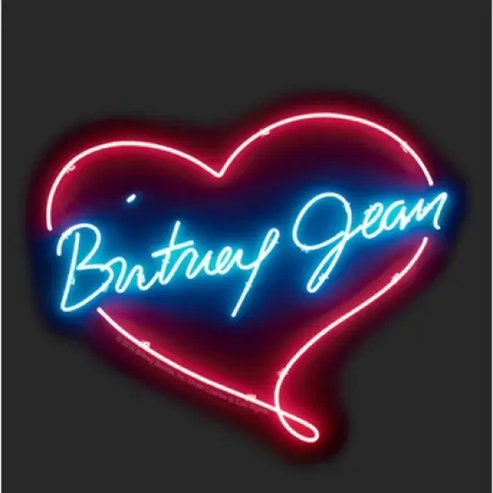 Women's Britney Spears Jean Neon Heart T-Shirt image {1}