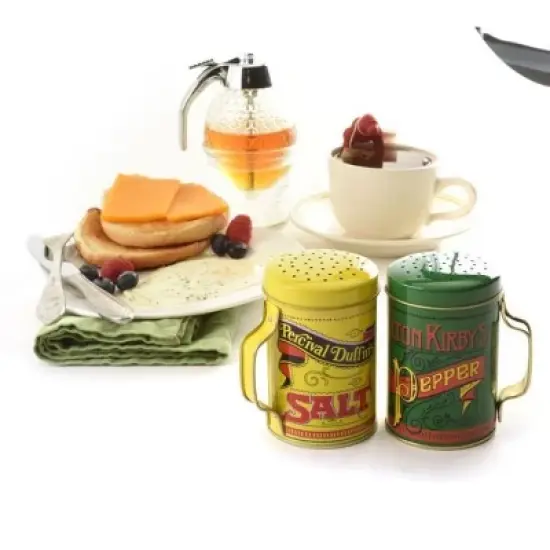 Norpro Nostalgic Design Salt & Pepper Shaker Set - 10oz Capacity Each image {2}