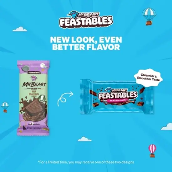 Feastables MrBeast Bar Milk Chocolate Candy 35g image {1}