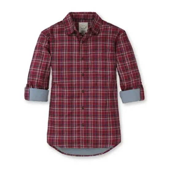 Hope & Henry Mens' Convertible Double Weave Button Down Shirt image {3}