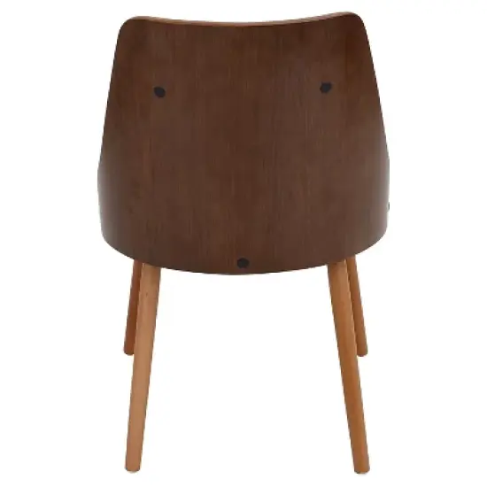 Gianna Mid Century Modern Walnut Dining Chair - Lumisource image {3}