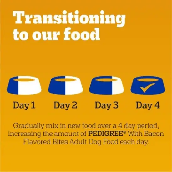 Pedigree Roasted Chicken Flavor with Bacon Bites Adult Dry Dog Food image {10}