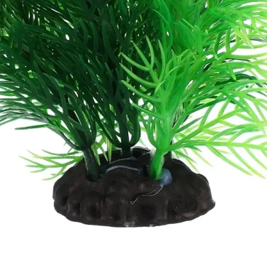 Unique Bargains Aquarium Plants Decoration Artificial Aquatic Plants Green 7.87" 1 Pcs image {4}
