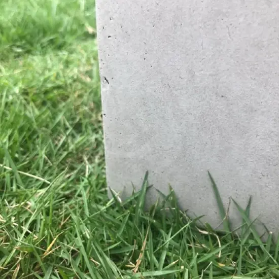 Rosemead Home & Garden, Inc.11" Wide Square Concrete/Fiberglass Modern Indoor/Outdoor Planter Weathered Gray: UV & Weather-Resistant image {5}