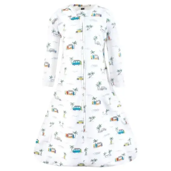 Hudson Baby Long Sleeve Cotton Jersey Sleeping Bag, Sack, Blanket, Surfer Dude image {2}