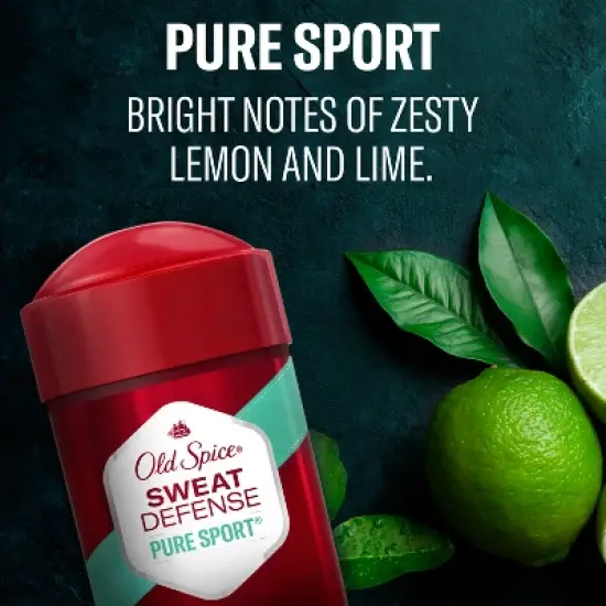 Old Spice Hardest Working Collection Sweat Defense Solid Antiperspirant & Deodorant Pure Sport Plus Twin Pack - 2.6oz image {6}