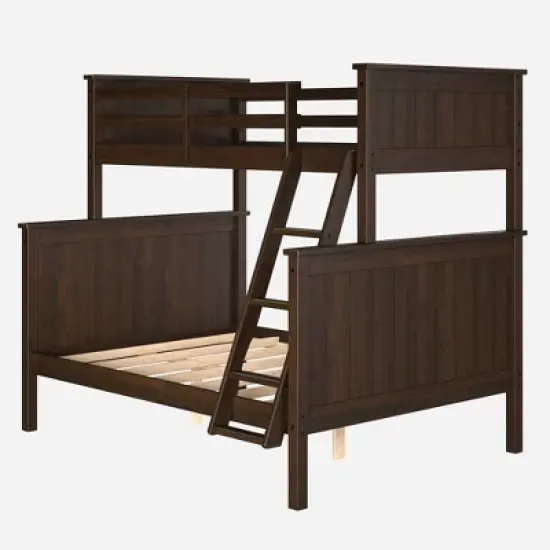 Twin Over Full Deirdra Bunk Bed - Linon image {7}