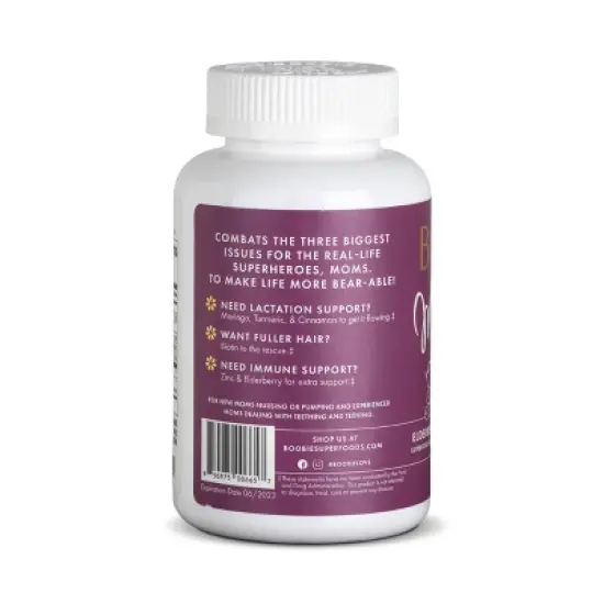 Boobie Bears&nbsp;Lactation Gummies,&nbsp;Lactation Supplement for Increased Breast Milk,&nbsp;Breastfeeding Vegan Supplements&nbsp;- 60ct image {3}