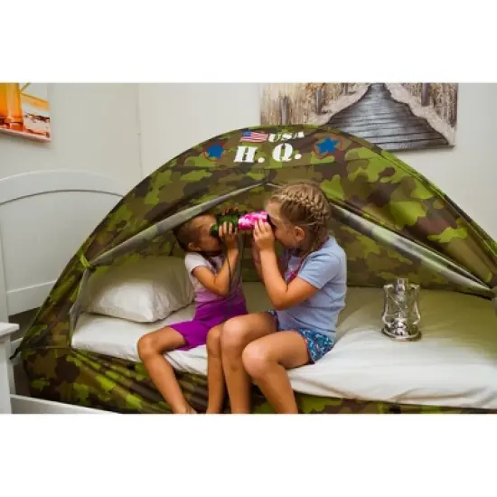 Pacific Play Tents Kids H.Q. Bed Tent - Twin Size image {3}