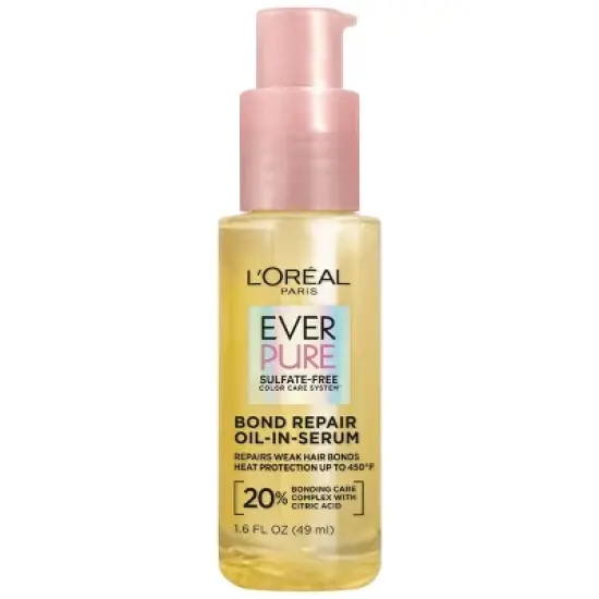 L'Oreal Paris EverPure Bond Repair Hair Oil-in-Serum and Heat Protectant - 1.6 fl oz image {12}
