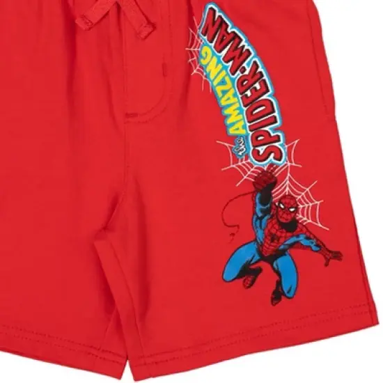 Marvel French Terry 4 Pack Shorts  image {5}