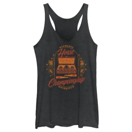 Women's Harry Potter Hogwarts House Championship Racerback Tank Top image {3}