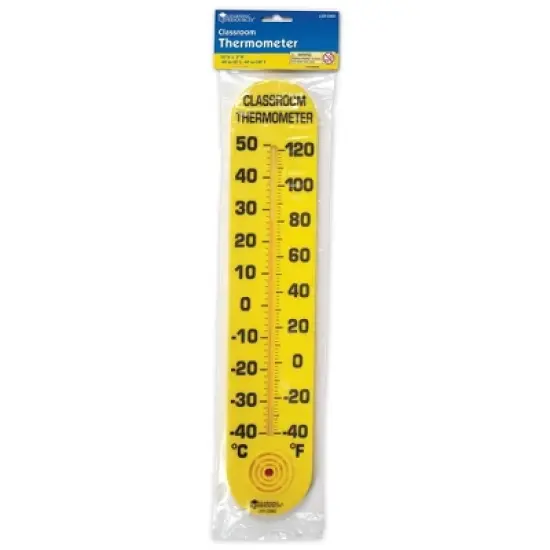 Learning Resources Classroom Thermometer: Plastic Teaching Aid for Kindergarten, Ages 6+ image {2}