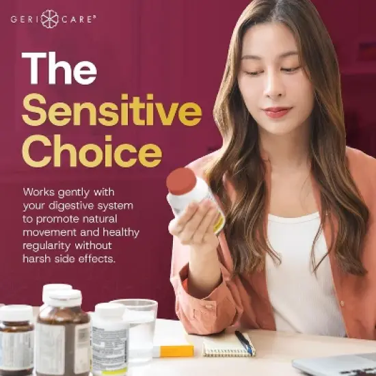 Geri Care Fiber Laxative Calcium Polycarbophil, 90 Count image {4}